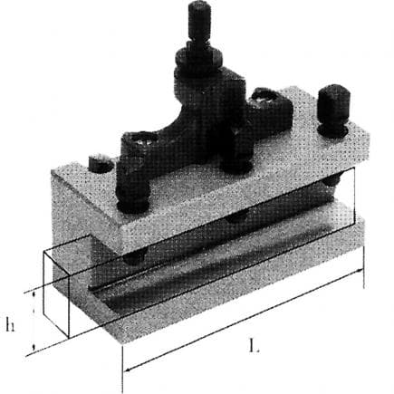 FERVI T00A/D - Porte-outils à siège plat