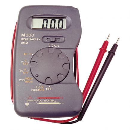 FERVI T051 - Multimètre numérique de poche 12 V