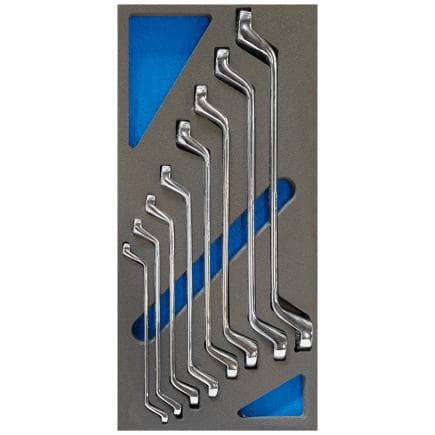 FERVI TM01/030 - Jeu de clés polygonales à douille souple (8 pièces)