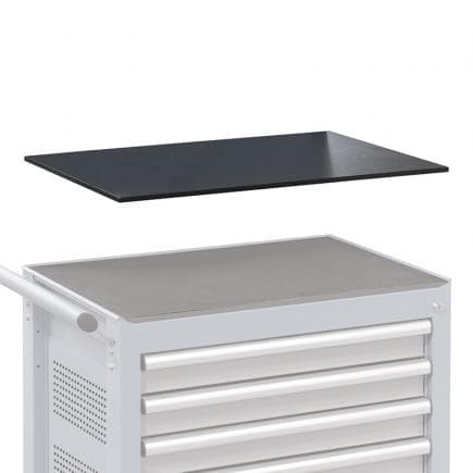 FERVI C960/PL - Plan de travail stratifié pour les cabines de rouleaux mobiles