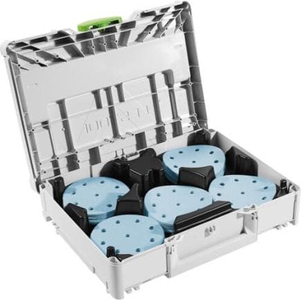 FESTOOL 578193 - Systainer³ d'abrasifs SYS-STF D125 GR-Set Granat (5 pcs.)