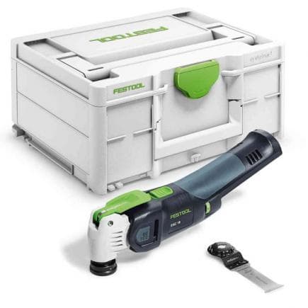 FESTOOL 577033 - Outil multifonction sans fil OSC 18 E-Basic VECTURO avec batterie gratuite