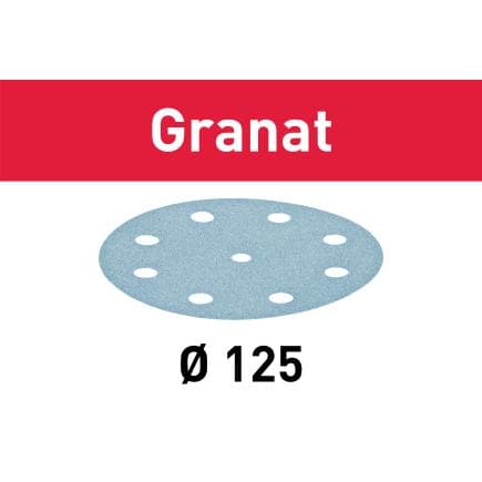 FESTOOL 578349 - Abrasifs Granat 125mm (50 pièces)