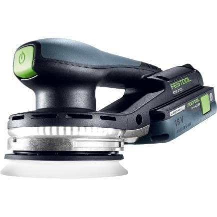 FESTOOL 577736 - ETSC 2 125 4,0 I-Plus - Ponceuse orbitale sans fil 18V (avec 2 batteries 4Ah et chargeur)