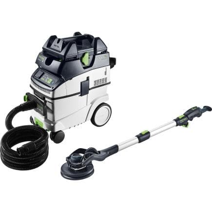 FESTOOL 578425 - PLANEX LHS 2 225 EQI/CTM 36-Set - Kit avec ponceuse longue portée et aspirateur 400W