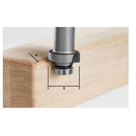 FESTOOL 578377 - HW R2-OFK 500 Z1 - Fraise à rayon concave pour OFK 500, OFKC 500