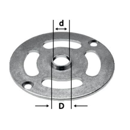 FESTOOL 578721 - KR-D 3/8 /OF 1010 - Bague de copie pour OF 900, OF 1000, OF 1010, OF 1010 R, KF