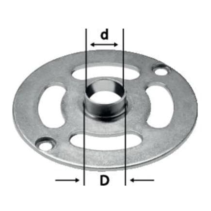 FESTOOL 578722 - KR-D 1/2 /OF 1010 - Bague de copie pour OF 900, OF 1000, OF 1010, OF 1010 R, KF