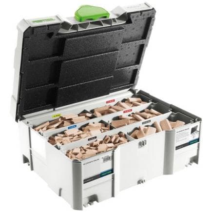 FESTOOL 498899 - Assortiment de chevilles DOMINO Hêtre DS 4/5/6/8/10 BU (1060 pcs.)