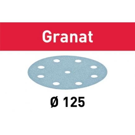 FESTOOL 497167 - Disque abrasif STF D125/8 Granat (multipack)