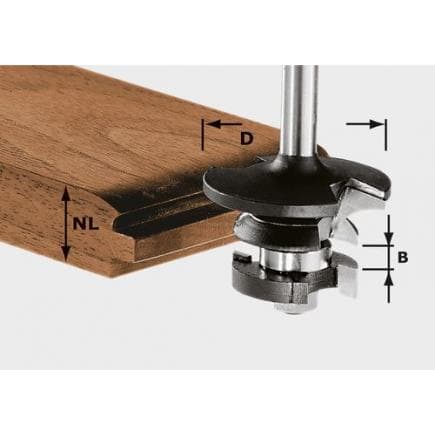 FESTOOL 491130 - Fraise à rainurer HW S8 D43/21 A/KL
