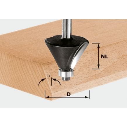 FESTOOL 491102 - Fraise à chanfreiner HW S12