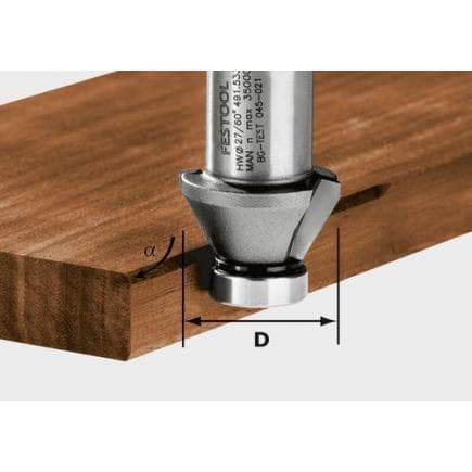FESTOOL 490091 - Fraise à chanfreiner OFK 500 D27 mm