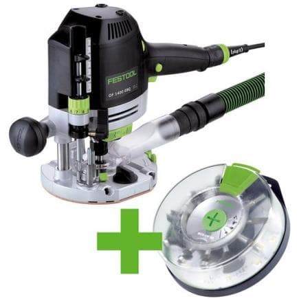 FESTOOL 574398 - Router OF 1400 EBQ-Plus + Box-OF-S 8/10x HW