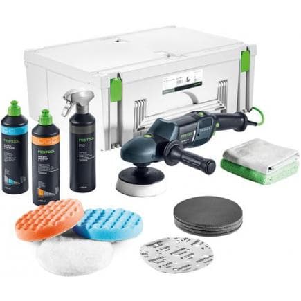 FESTOOL 574907 - Polisseuse rotative RAP 150-21 FE-Set Wood SHINEX