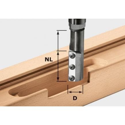 FESTOOL 497455 - Plaques réversibles pour fraise à rainurer HW KN WP/K