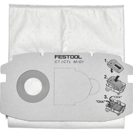 FESTOOL 498411 - Sac filtrant SELFCLEAN SC FIS-CT MIDI (5 pcs.)