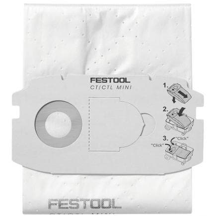 FESTOOL 498410 - Sac filtrant SELFCLEAN SC FIS-CT MINI (5 pcs.)