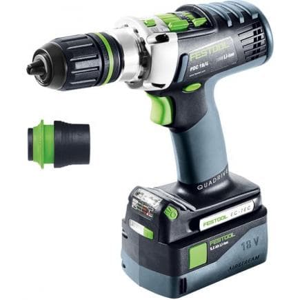 FESTOOL 576472 - Cordless percussion drill PDC 18/4 5,2/4,0Ah I-Plus QUADRIVE