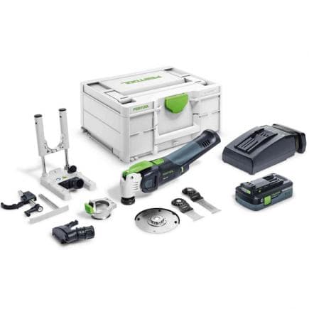 FESTOOL 576593 - Outil multifonction sans fil OSC 18 HPC 4,0 Ah EI-Set VECTURO
