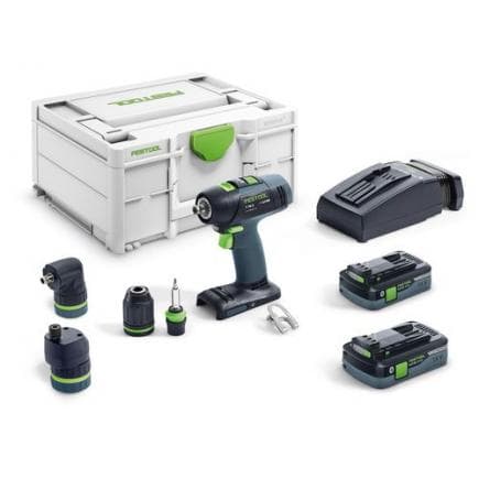 FESTOOL 576989 - Perceuse sans fil T 18+3 HPC 4.0 I-Set