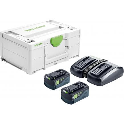 FESTOOL 577075 - Ensemble d'énergie SYS 18V 2x5.2/TCL 6 DUO