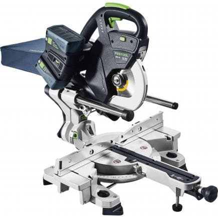 FESTOOL 577174 - Tronçonneuse radiale sans fil KAPEX KSC 60 EB 5,2 I-Plus avec 2 batteries et chargeur