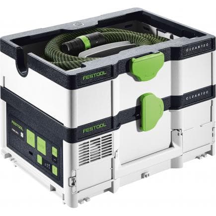 FESTOOL 576933 - Unité d'aspiration mobile sur batterie CTMC SYS I-Basic CLEANTEC sans batterie ni chargeur