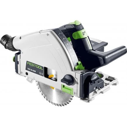FESTOOL 576714 - Scie plongeante sans fil TSC 55 5.2 KEBI-Plus/XL avec 2 batteries et 2 chargeurs