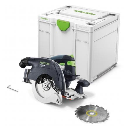 FESTOOL 576163 - Scie sans fil à capot oscillant HKC 55 EB-Basic sans batterie ni chargeur