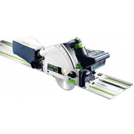 FESTOOL 577006 - Scie plongeante sans fil TSC 55 5.2 KEBI-Plus/XL-FS avec 2 batteries et 2 chargeurs