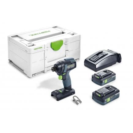 FESTOOL 576482 - Visseuse à chocs sans fil 18V 4Ah (avec 2 batteries)