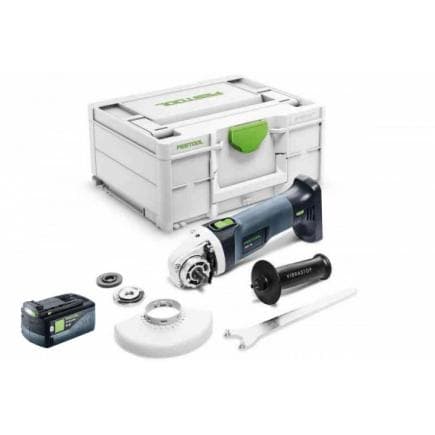 FESTOOL 577031--SPENTO - Meuleuse d'angle sans fil AGC 18-125 EB-Basic avec batterie gratuite