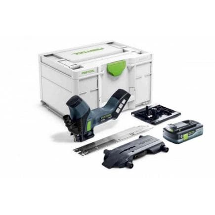 FESTOOL 577058 - Scie sans fil pour matériaux d'isolation ISC 240 EB-Basic 18 V avec batterie gratuite