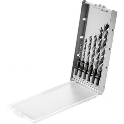 FESTOOL 577396 - Coffret de forets hélicoïdaux BKS SYS3 D3-10 CE/W (6 pcs.)