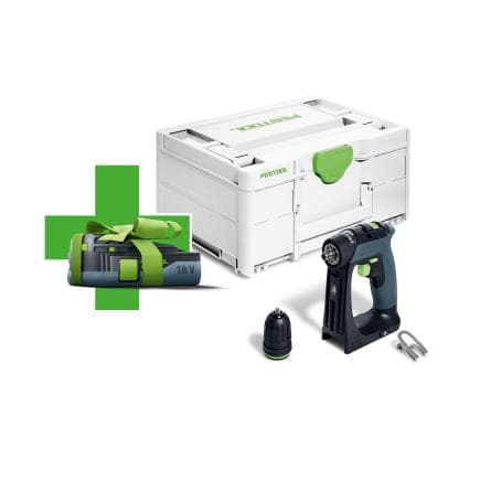 FESTOOL 578063 - CXS 18-Basic-3,0 - Perceuse-visseuse sans fil 18V (avec batterie et boîtier)