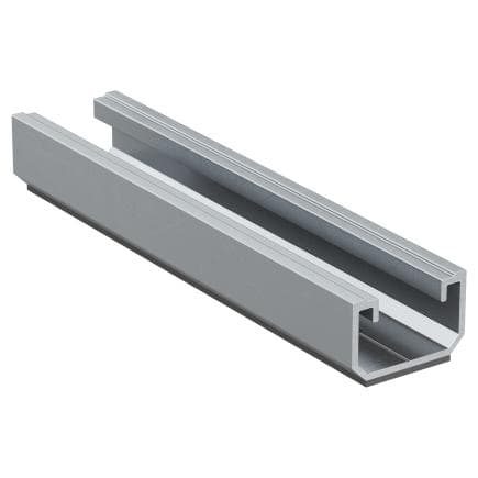 FISCHER 567412 - SolarMetal 4,45 m - Profil pour la fixation de panneaux photovoltaïques sur toits en tôle ondulée