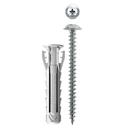FISCHER 567629 - SX Plus SP - Ancre en nylon avec tête cylindrique vissée en carton d’agrément