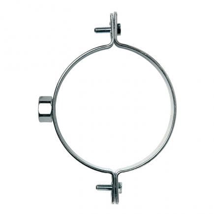 FISCHER 507488 - Collier en acier pour tuyaux de gaz en PE et PVC CPE-S