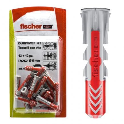 FISCHER 537617 - Cheville DUOPOWER K sous blister
