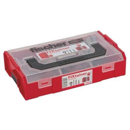 FISCHER 534076 - Coffret de chevilles Fixtainer SX GKM avec vis et crochets