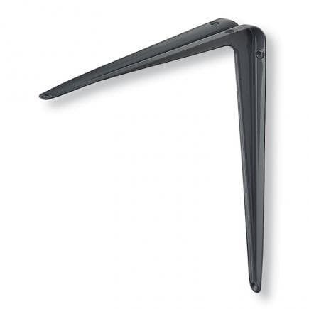 FISCHER 509711 - Support d'étagère nervuré marron MN MR