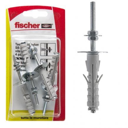 FISCHER 504445 - Cheville à expansion avec barre filetée sous blister SB K