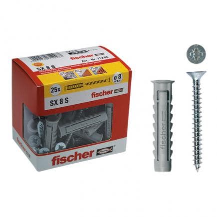 FISCHER 71246 - Cheville en nylon avec vis sous boîte SX S Y