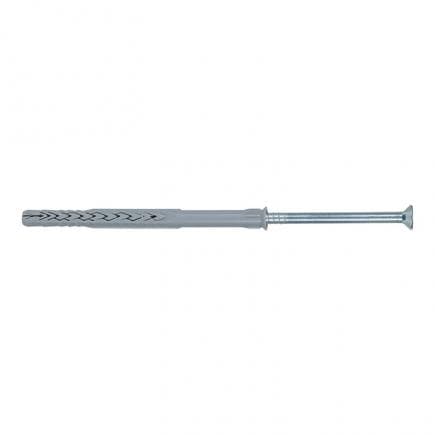 FISCHER 540119 - Cheville allongée en nylon avec vis pré-montée tête évasée plate Torx en acier inox SXRL T A4