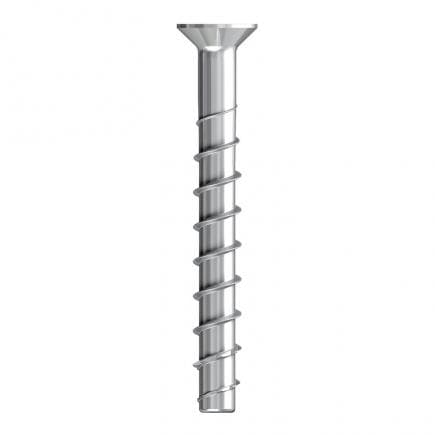 FISCHER 536880 - Vis à béton hautes performances à tête évasée en acier galvanisé Ultracut FBS II SK