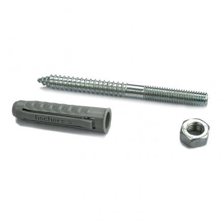 FISCHER 509470 - Kit vis à double filetage avec cheville STST