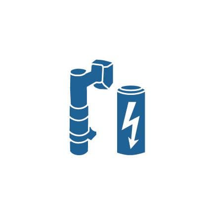 GEDORE - Solution - Clé à couple élevé sans fil type angulaire 18V 5,2Ah (avec 3 batteries et chargeur)