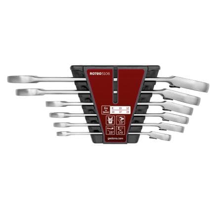 GEDORE 3301084 - Jeu de Clé mixtes à cliquet (6 pcs.)