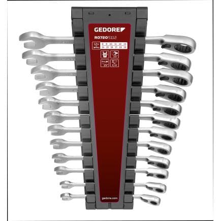 GEDORE 3301085 - Jeu de Clé mixtes à cliquet (12 pcs.)
